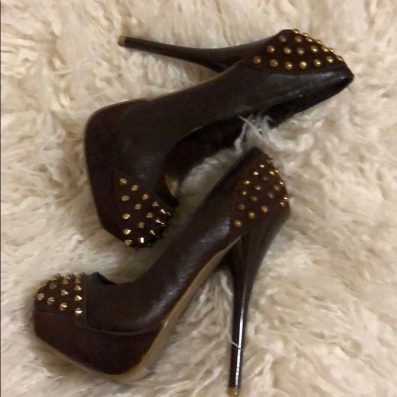 Platform faux leather pumps - Picture 3 of 3